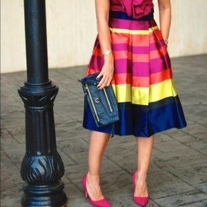 Anthropologie • Marigot pleated Skirt